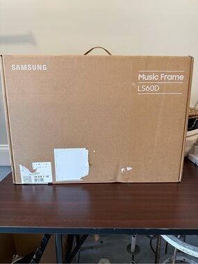 Samsung Music Frame LS60D – Brand New, Factory Sealed (Box Damage)